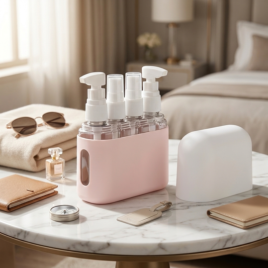 Qavoneracosh® Leak-Resistant Travel Bottles Set